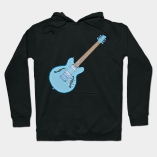 Semi acoustic guitar Hoodie